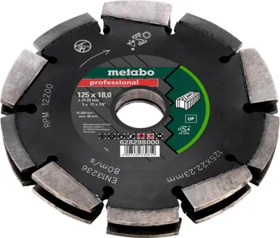 A close-up, studio shot of a diamond cutting disc.
