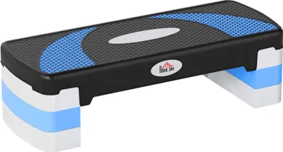 Produktbild von HOMCOM Steppbrett Aerobic-Stepper höhenverstellbar 10-20cm für Zuhause bis 150kg
