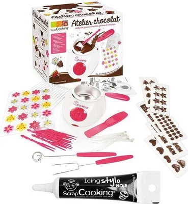 Produktbild von Kit für Schokoladenfondue + Icing schwarzen Stift