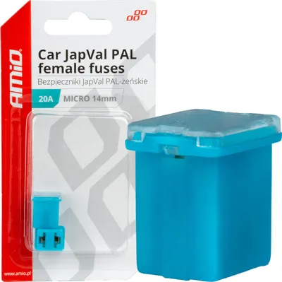 Obrázok produktu pre Poistky do auta JAPVAL PAL Female 20A, balenie 2 ks AMIO-03451