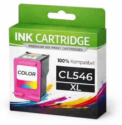 Produktbild von XL Tintenpatrone CL546 für Canon Color C/M/Y Patrone CL 546 Premium Quailtät PIXMA iP2850 MG2950/2450/2550/2555S/3050/3051/3052/3053 MX495