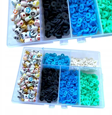 Produktbild von SquishySquishies DIY Perlen-Set für Armbänder, über 1150 Teile