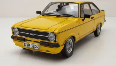 Produktbild von Sun Star 4632 Ford Escort MK2 RS Mexiko RHD 1976 gelb 1:18