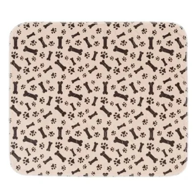 Obrázok produktu pre Opakovane použiteľná podložka pre šteniatka s rozmermi 70 x 80 cm, ktorá je odolná proti vytekaniu, umývateľná podložka pre psov – PAWSORB béžová