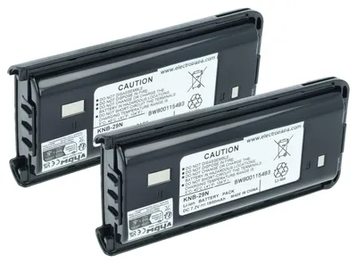 Produktbild von vhbw 2x Akku kompatibel mit Kenwood TK4402, TK4312, TK4302 Funkgerät, Walkie Talkie (1800 mAh, 7,4 V, Li-Ion)
