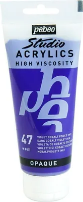Produktbild von Deckende Acrylfarbe - Dunkles Violett - 100 ml
