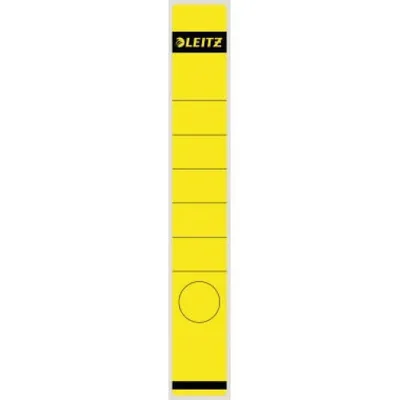 Obrázok produktu pre Leitz 1648-00-15 Rückenschilder - Papier, lang/schmal, 10 Stück, gelb