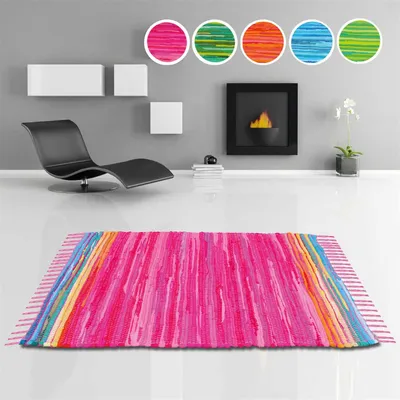 Produktbild von Flickenteppiche Tonal 70 x 180cm pink - rosa