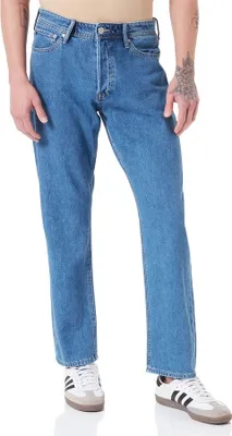 Produktbild von Jack & Jones 12194474, Blau, Jeans, Baumwolle, Nicht bleichen, Feinwäsche (30°C), 1 Stück(e)