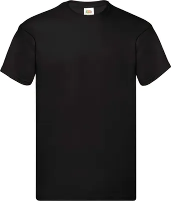 Produktbild von Fruit of the Loom - "Original" T-Shirt für Herren RW9758 (5XL) (Schwarz)
