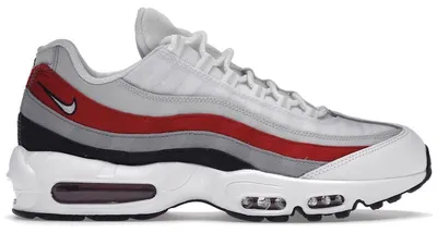 Produktbild von Nike Air Max 95 White Varsity Red Particle Gray - EU 44.5