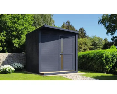 Produktbild von Gartenhaus Bertilo Design Concept mit Fußboden 241 x 297 cm anthrazit