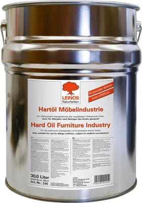 Produktbild von LEINOS 246 Hartöl Möbelindustrie 30,00 Liter