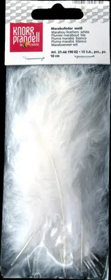 Produktbild von KNORR PRANDELL 216619002 Marabufedern ca. 10 cm weiss