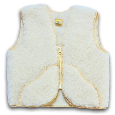 Immagine prodotto di Solidchoice - Gilet per bambini in lana di pecora naturale al 100%