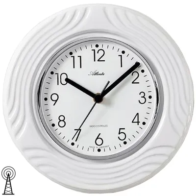 Produktbild von Atlanta Wanduhr, Funk, Ø 23,5 cm, 6020