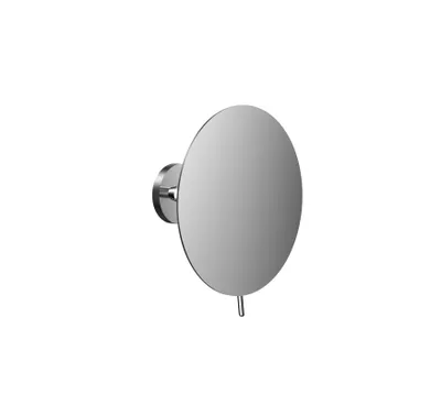 Produktbild von emco round Wandspiegel, einarmig, dreifach, rund, Durchmesser 200mm, 109400138