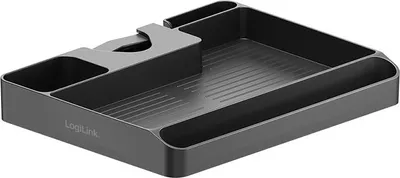 Image de LogiLink Organiseur pour fixation sur poteau noir