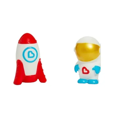 Productafbeelding van Munchkin Badespeelgoed - Galaxy Buddies - 2-delig set - geschikt vanaf 9 maanden - inclusief LED-verlichting