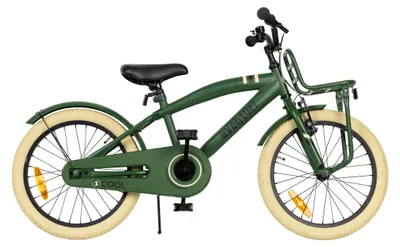 Produktbild von Aventuri 2Cool 3.0 Jungenfahrrad 18 Zoll, Kinderfahrrad für 5 bis 7 Jahre, 110-125 cm, Mit Seitenständer, Grün