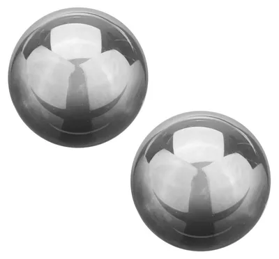 Image de 2 roulements à billes en acier au carbure de tungstène, 10 mm, billes de précision