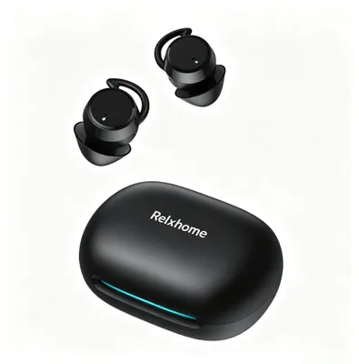 Kopfhörer-Übersetzer, Schwarz, Bluetooth 6, Silikon