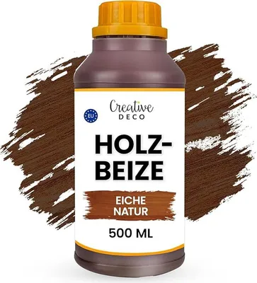 Produktbild von Creative Deco Holz-Beize auf Wasserbasis 500 ml Eiche Schnelltrocknender Lack