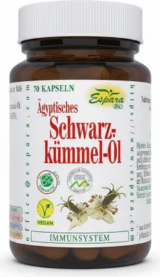 Immagine prodotto di Olio di cumino nero biologico capsule 70 Capsule