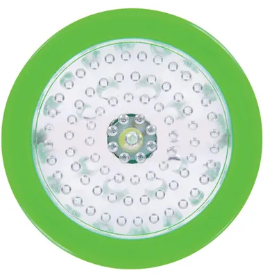 Produktbild von Stroboskop Beleuchtung für Kürbis Laternen und Lampions, 3 LEDs, Weiß, Ø 6,5 cm, H 1,5 cm