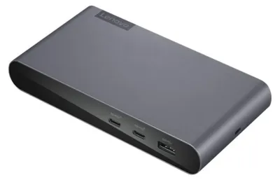 Immagine prodotto di Lenovo 40B30090EU replicatore di porte e docking station per laptop 2 x USB 3.2 Gen 2 (3.1 Gen 2) Type-C Grigio
