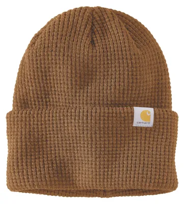 Produktbild von Carhartt 107187 Waffle Cuffed Beanie Carhartt Brown OS
