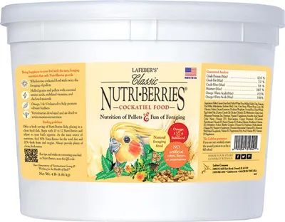 Produktbild von Lafeber NutriBerries Klassik für Kakadus - Nahrhafte Beerenkugeln 1,81 kg