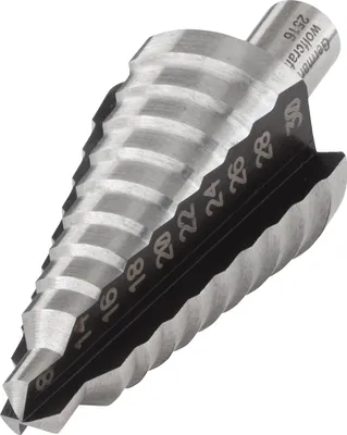 Produktbild von WOLFCRAFT HSS Stufenbohrer 8 - 30 mm 2516000 Zylinderschaft 1 Stück (2516000)