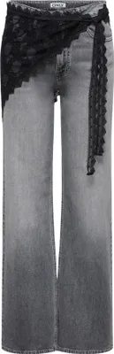 Produktbild von Only Hüfttuch für Damen Sof Lace, schwarz, mit elegantem Spitzenmuster