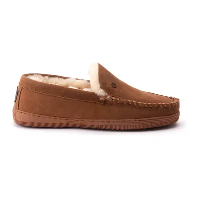 Produktbild von Warmbat Grizzly Suede Cognac - Herren Hausschuhe - GRZ441025