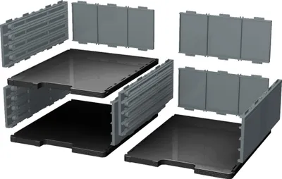 Image de Exacompta Module de classement Modulodoc set élément de base jumbo Gris 360714D
