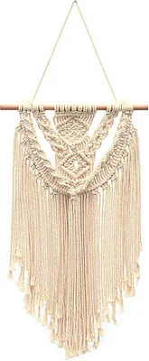 Obrázek produktu pro Macramé věšák na zeď, malá tkaná tapiserie, dekorace na zeď - krásná pro boho domácí výzdobu, byt, párty dekorace?Vzor 4, 35x73cm?