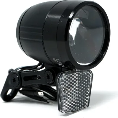 Produktbild von 100 Lux LED Fahrrad Scheinwerfer Sensor Standlicht Frontscheinwerfer Nabendynamo