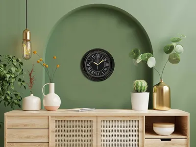 Produktbild von Opviq, 121012 - Gsyh1Gld, Dekorative Wanduhr, Gold, 100 % KUNSTSTOFF, 30 x 30 cm