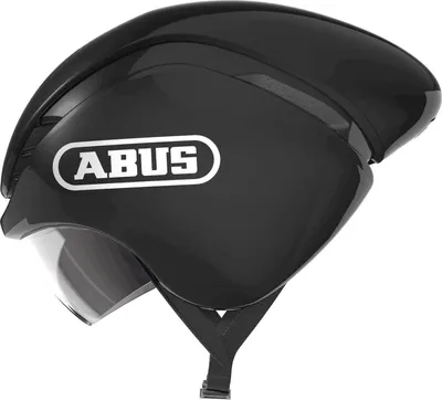 Zdjęcie produktu dla Kask do jazdy na czas ABUS GameChanger TT - Aerodynamiczny kask rowerowy z optymalną wentylacją dla mężczyzn i kobiet - Czarny błyszczący, rozmiar M (54-58 cm)