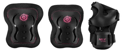 Productafbeelding van Beschermingsset NILS Extreme H320 Fly, roze. Maat: XL