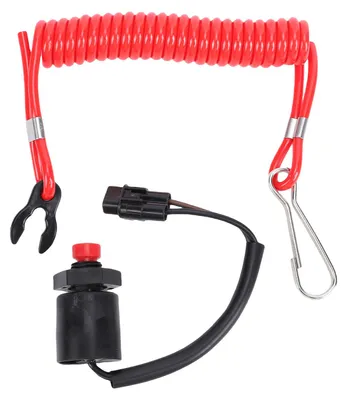 Immagine prodotto di Interruttore di arresto di emergenza per motori da barca, cavo di sicurezza, 37820 93J05, ricambio per motore fuoribordo Suzuki da 8–300 CV, 4 tempi