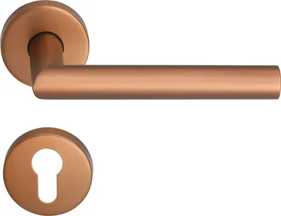 Produktbild von Toulouse Drückergarnitur MeinTürgriff Roségold Türdrücker BB PZ WC Edelstahl Türgriff