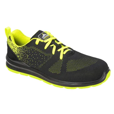 Produktbild von Portwest FT25 Steelite Aire Trainer S1 Black/Green Gr. 36