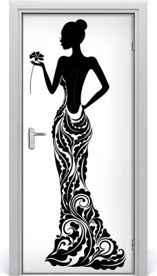 Produktbild von Tulup Türaufkleber 95x205 cm Dekorative Aufkleber Selbstklebend Wasserdichte Tapete Abnehmbar Schlafzimmer Wohnzimmer Wohnkultur - Modeillustration