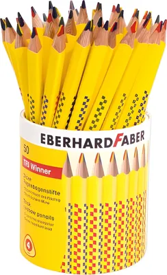 Immagine prodotto di EBERHARD FABER 517450 EBERHARD FABER matita arcobaleno TRI WINNER, faretra da 50