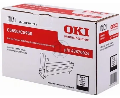 Produktbild von OKI Black image drum for C5850/5950, Original, OKI MC560, MC560dn, C5850, C560N, C560DN, C5750DN, 20000 Seiten, Laserdrucken, Schwarz, Schwarz
