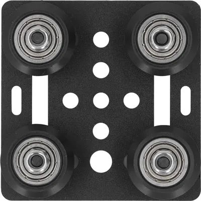 Obrázok produktu pre Hliníková profilová kladka pre V Slot Guide Rail Pulley 3D tlačiarne Back Support Plate so 4 kladkami