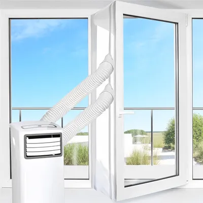Productafbeelding van 400 cm raamafdichtingsset voor mobiele airconditioning, waterdichte raamafdichting