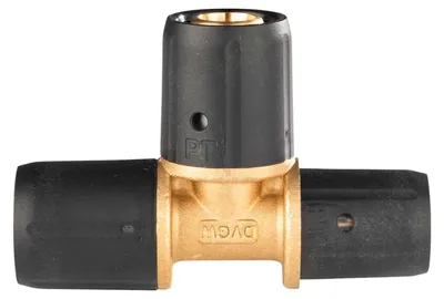 Produktbild von Selfio-Steck Aluverbund Steckfitting T-Stück reduziert 20 x 2 - 20 x 2 - 16 x 2 mm DVGW